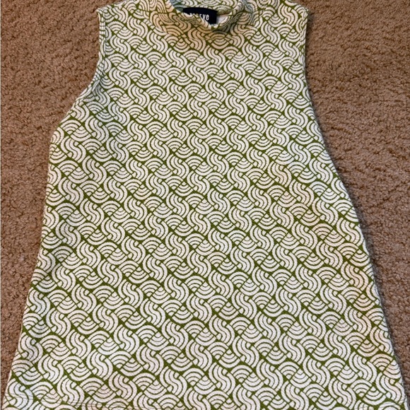 Anthropologie Maeve Green Swirl Top - Picture 2 of 6
